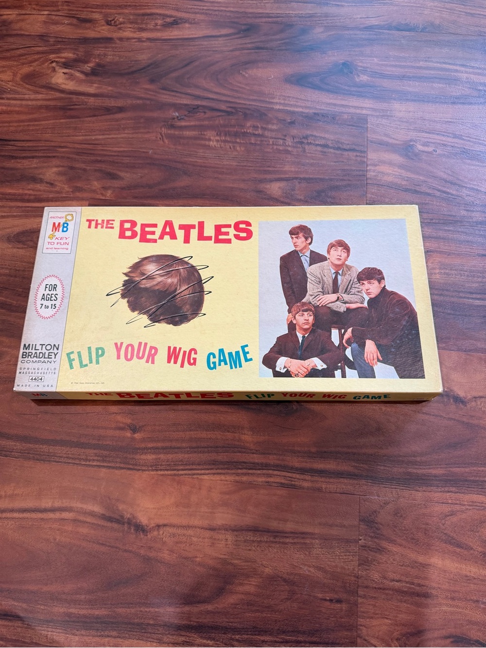 Vintage 1964 The Beatles Flip Your Wig Board Game Milton Bradley Co